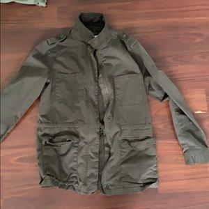 Dark green utility jacket